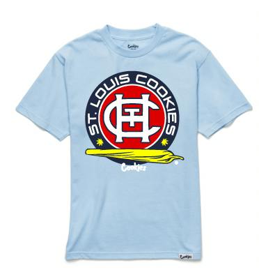 (XL) - THC CARDINALS TEE - (POWDER BLUE)