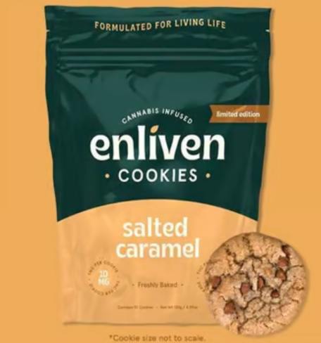 SALTED CARAMEL COOKIE 2PK - INFUSED COOKIES - (50MG)
