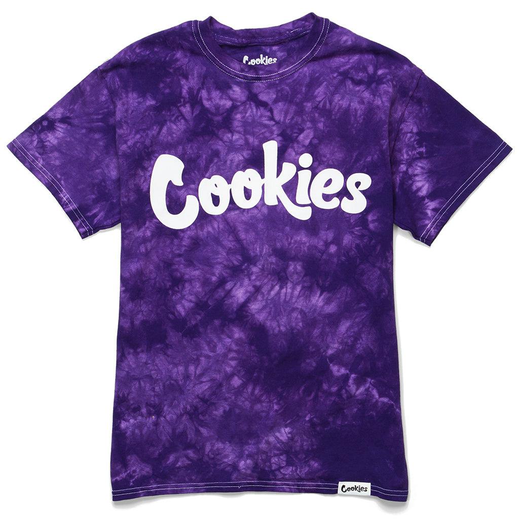 ORIGINAL LOGO CRYSTAL WASH TIE DYE TEE (PURPLE) (MD)