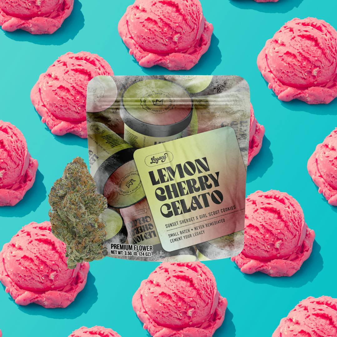 LEMON CHERRY GELATO - SMALL BUDS - (14G)