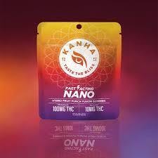 KAN - E - KANHA NANO - FRUIT PUNCH FUSION - GUMMIES 10PK 100mg - 100 mg