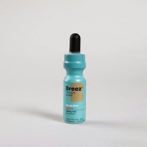 Breez Royal Mint Sativa THC Drops