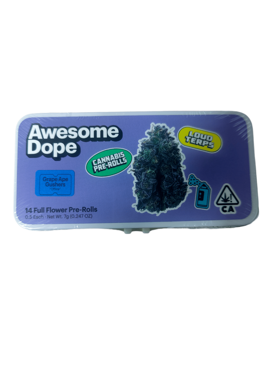 Awesome Dope - Grape Ape Gushers | Joints | 0.5g each | 14pk