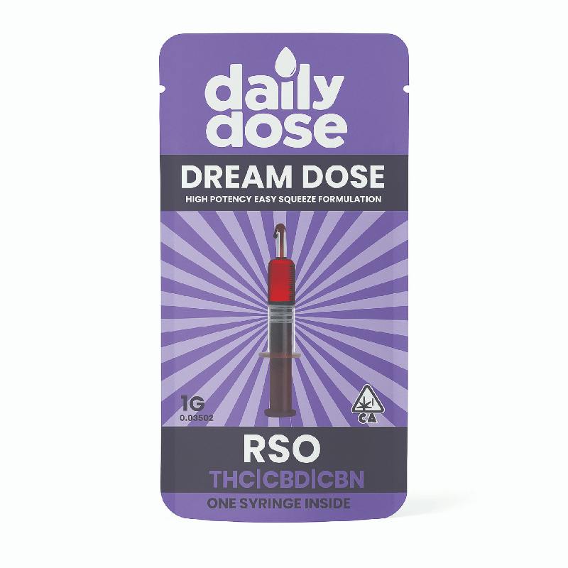 Daily Dose - Daily Dose - Dream Dose (RSO) 1:1 THC/CBD 50mg CBN - RSO