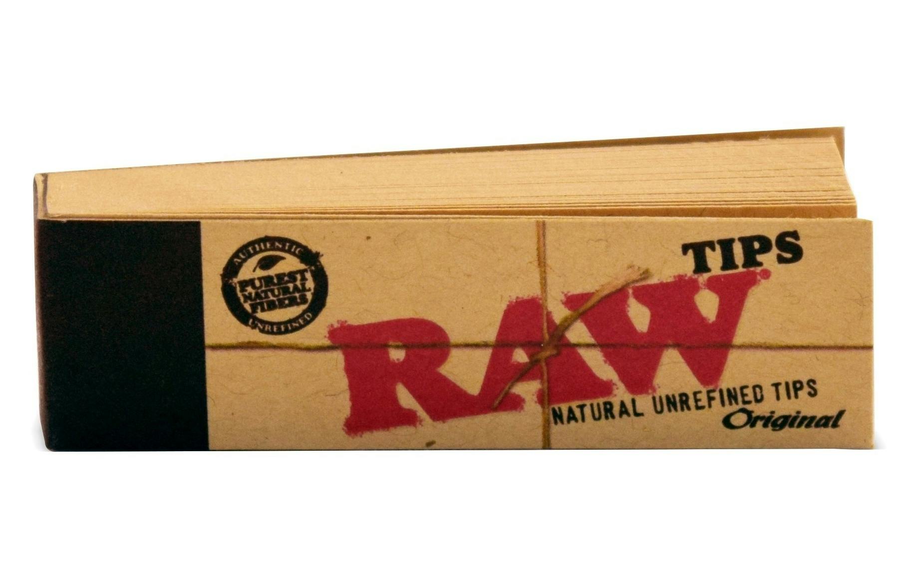 RAW - Unbleached Tips - 50pc