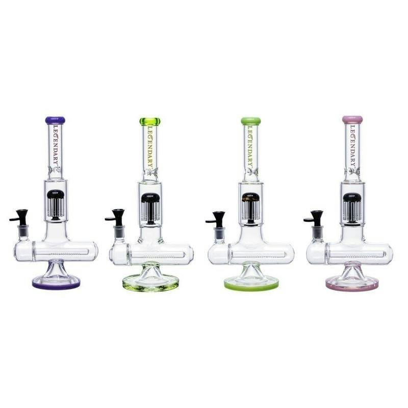 Legendary - Inline with Tree Perk Glass Bong - 13"
