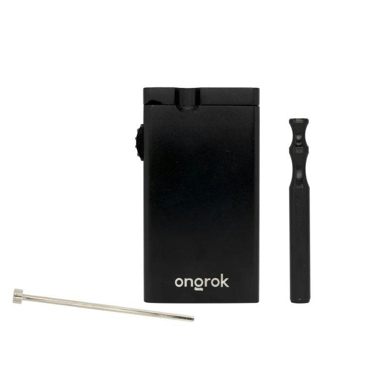 Ongrok - Aluminum Dugout w/ Taster Bat and Poker 3.25" - Black