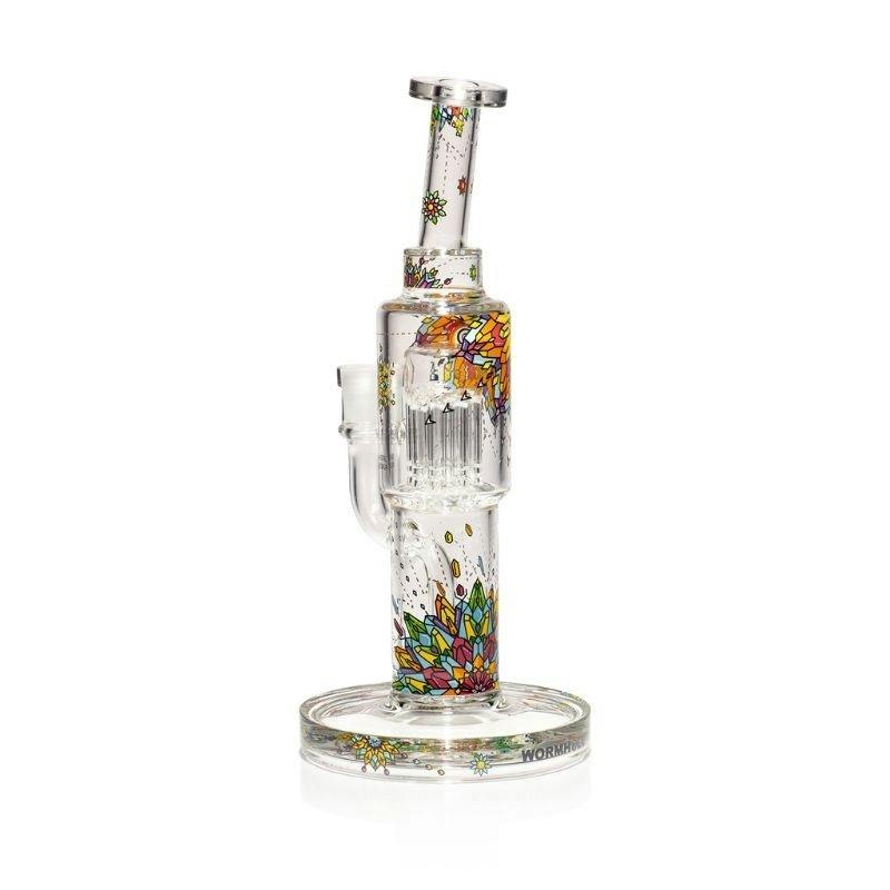 Glass Rig - Wormhole Crystal Mandala - 10.5"