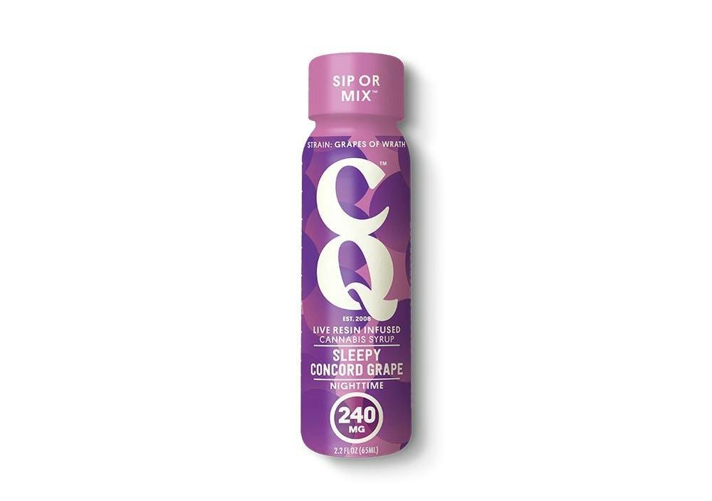 CQ | SYRUP | 200MG THC : 40MG CBN | SLEEPY CONCORD GRAPE
