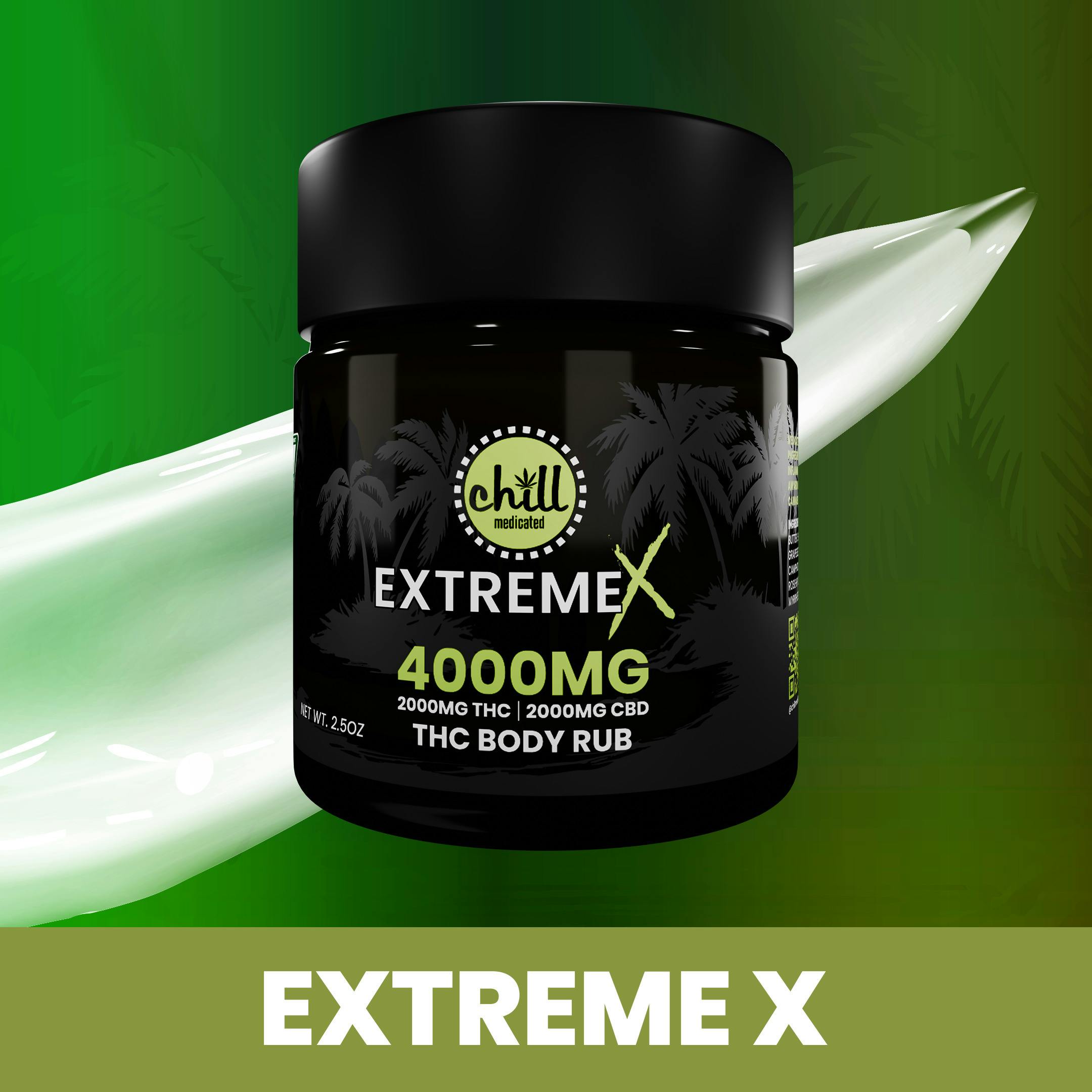 CHILL | EXTREME X | 2000MG THC: 2000MG CBD | LOTION