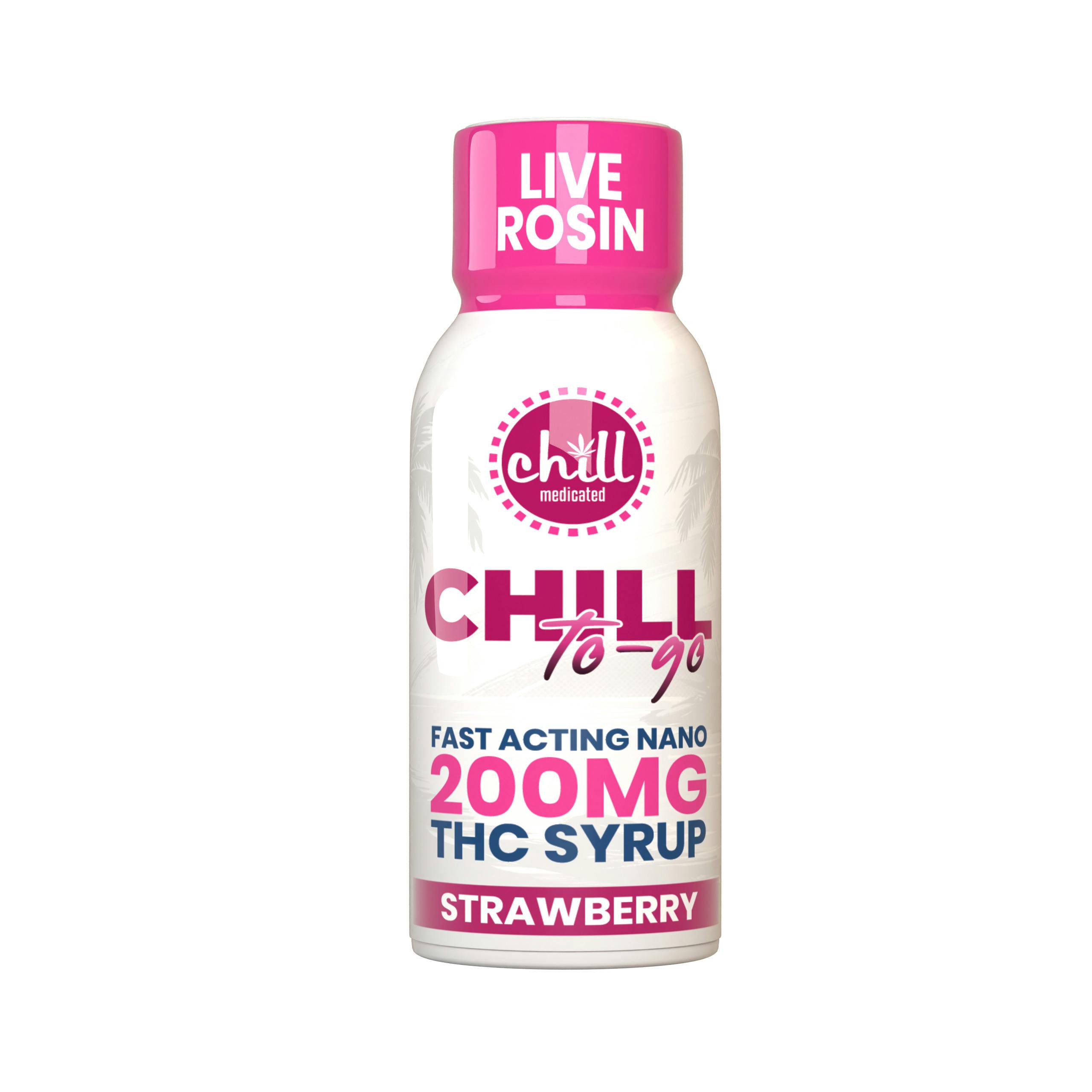 CHILL MEDICATED | SYRUP LIVE ROSIN | 200MG | STRAWBERRY