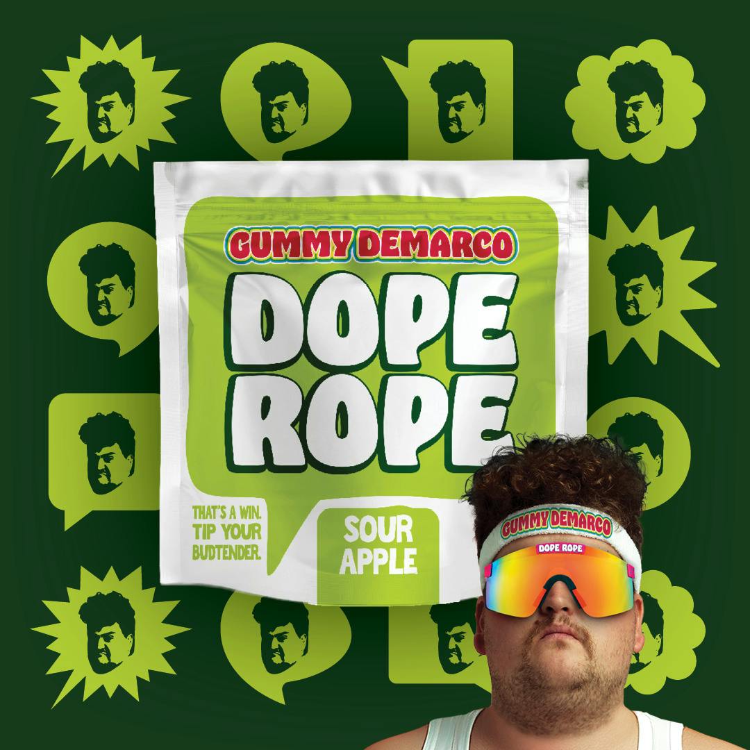 DOPE ROPE | 200MG | SOUR APPLE SMASH