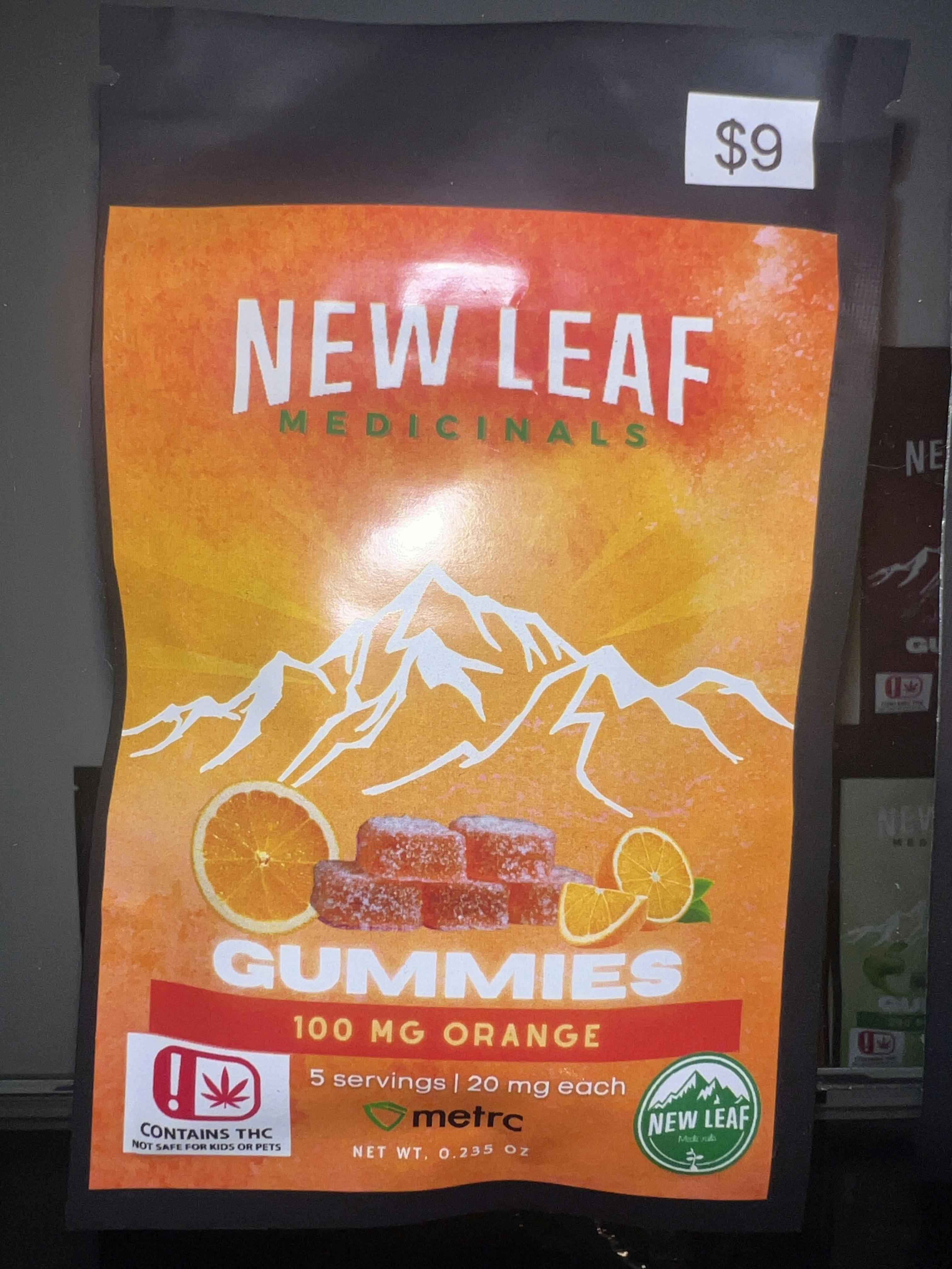 100mg Orange Gummies
