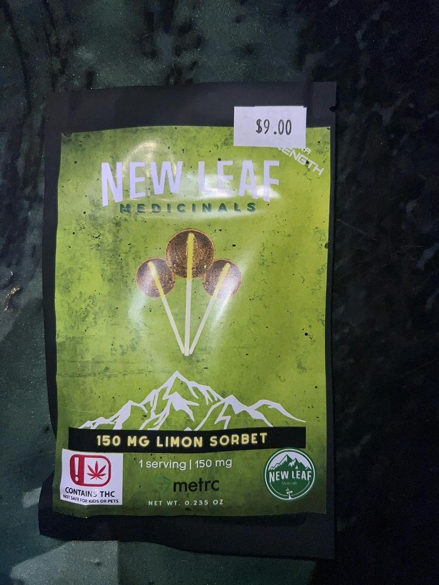 150mg Limon Sorbet Suckers