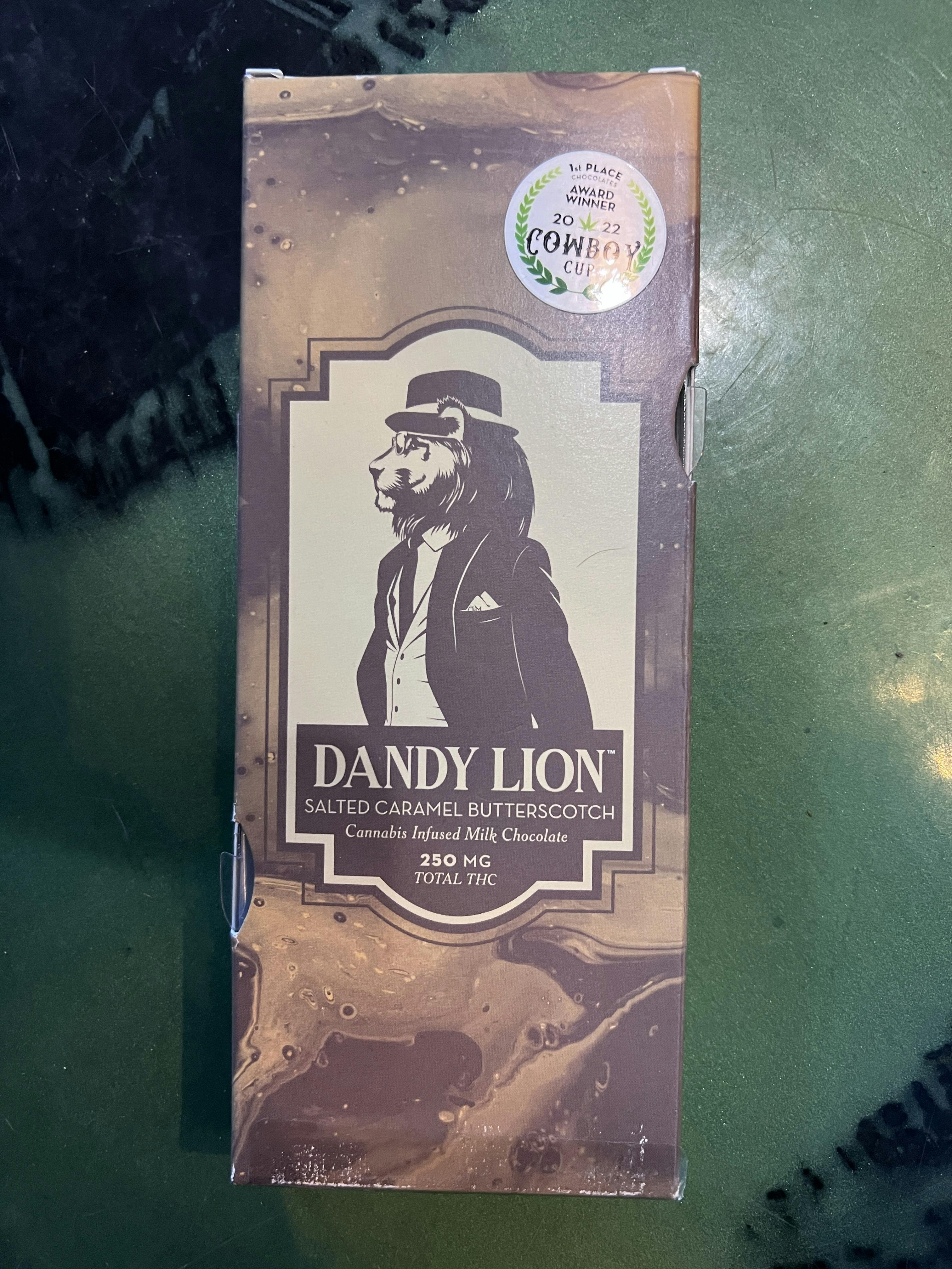 250mg Chocolate Bar - Salted Caramel Butterscotch