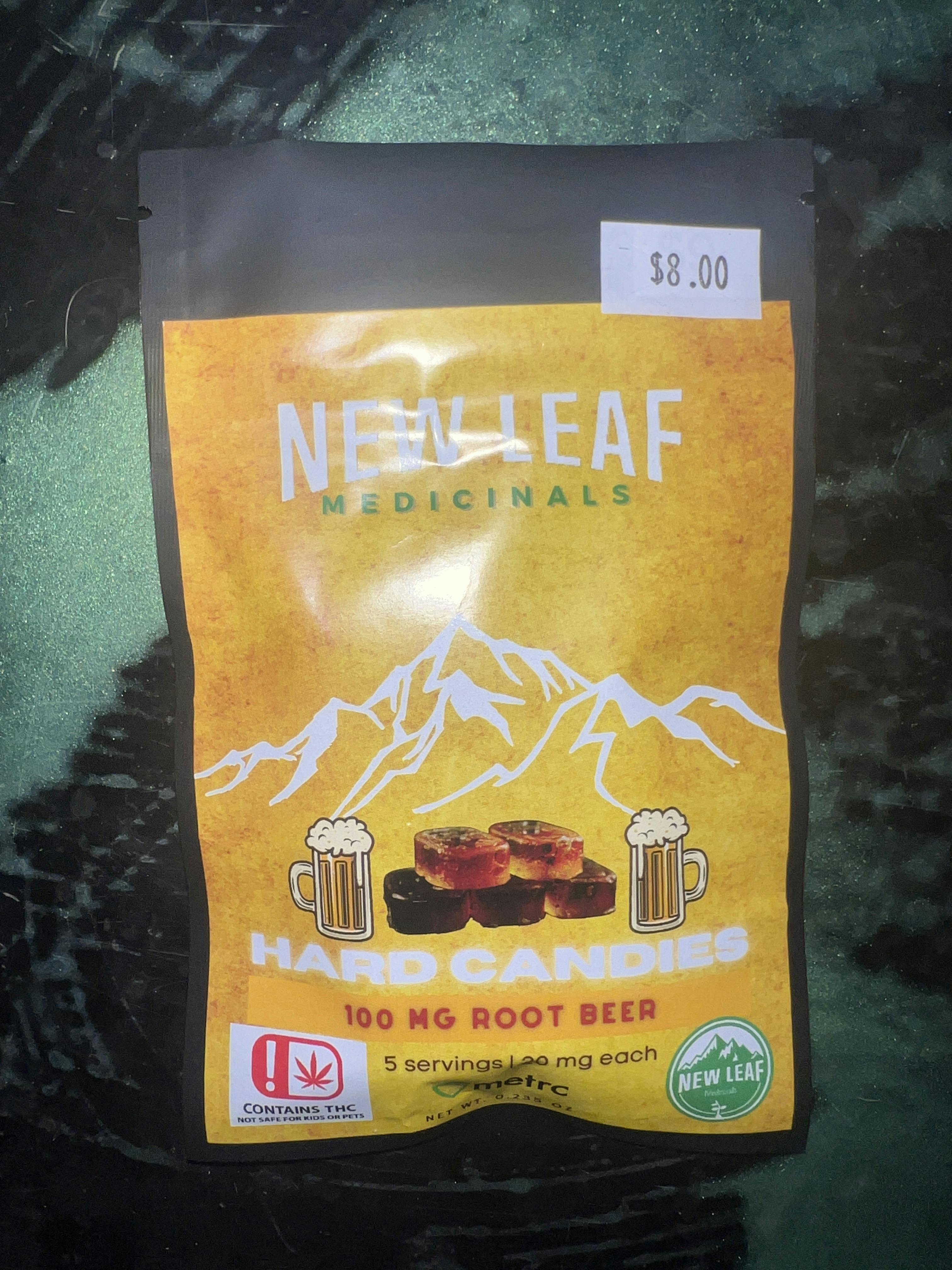 100mg Root Beer Hard Candy