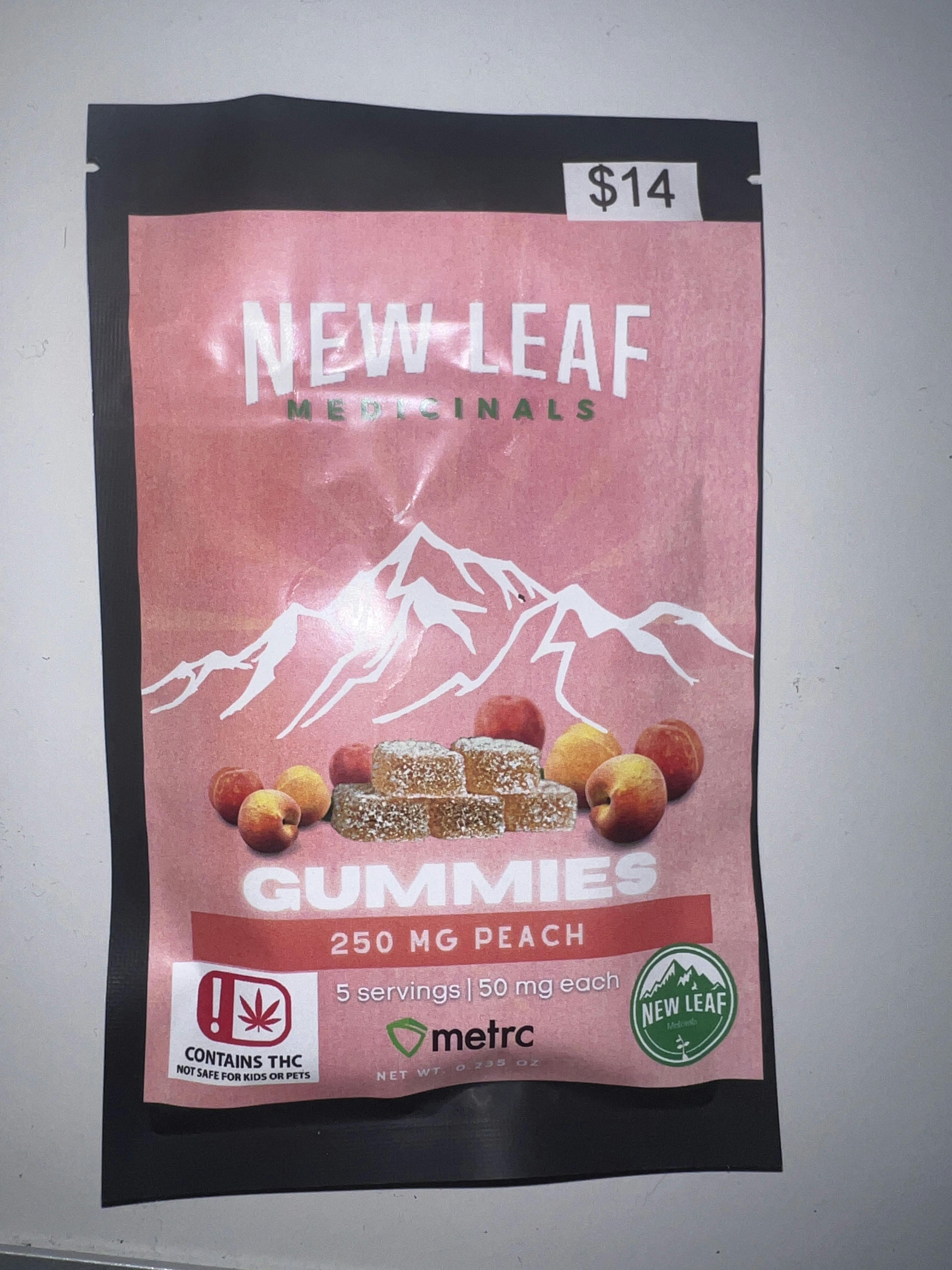 250mg Peach Gummies