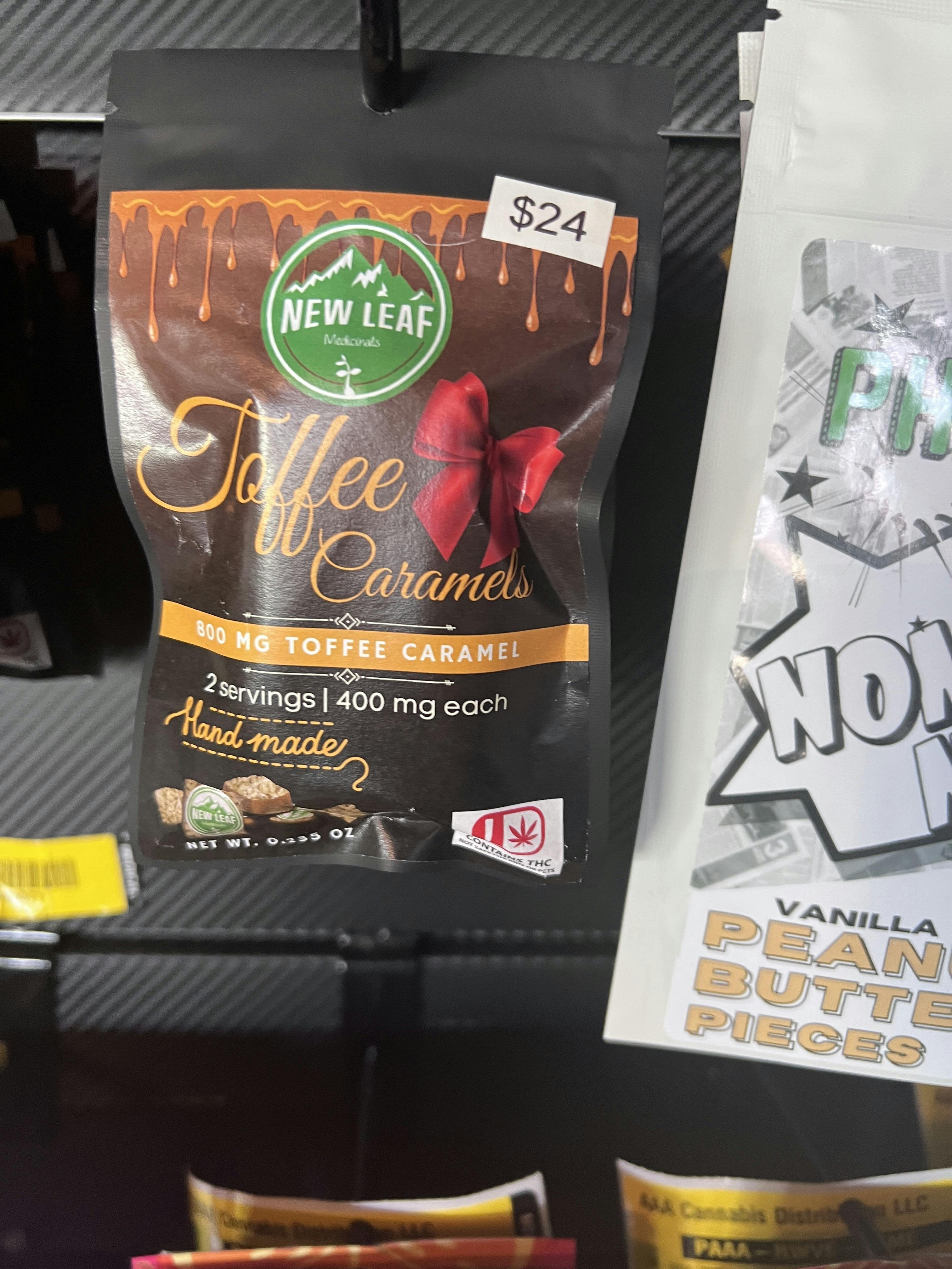 800mg Toffee Caramels