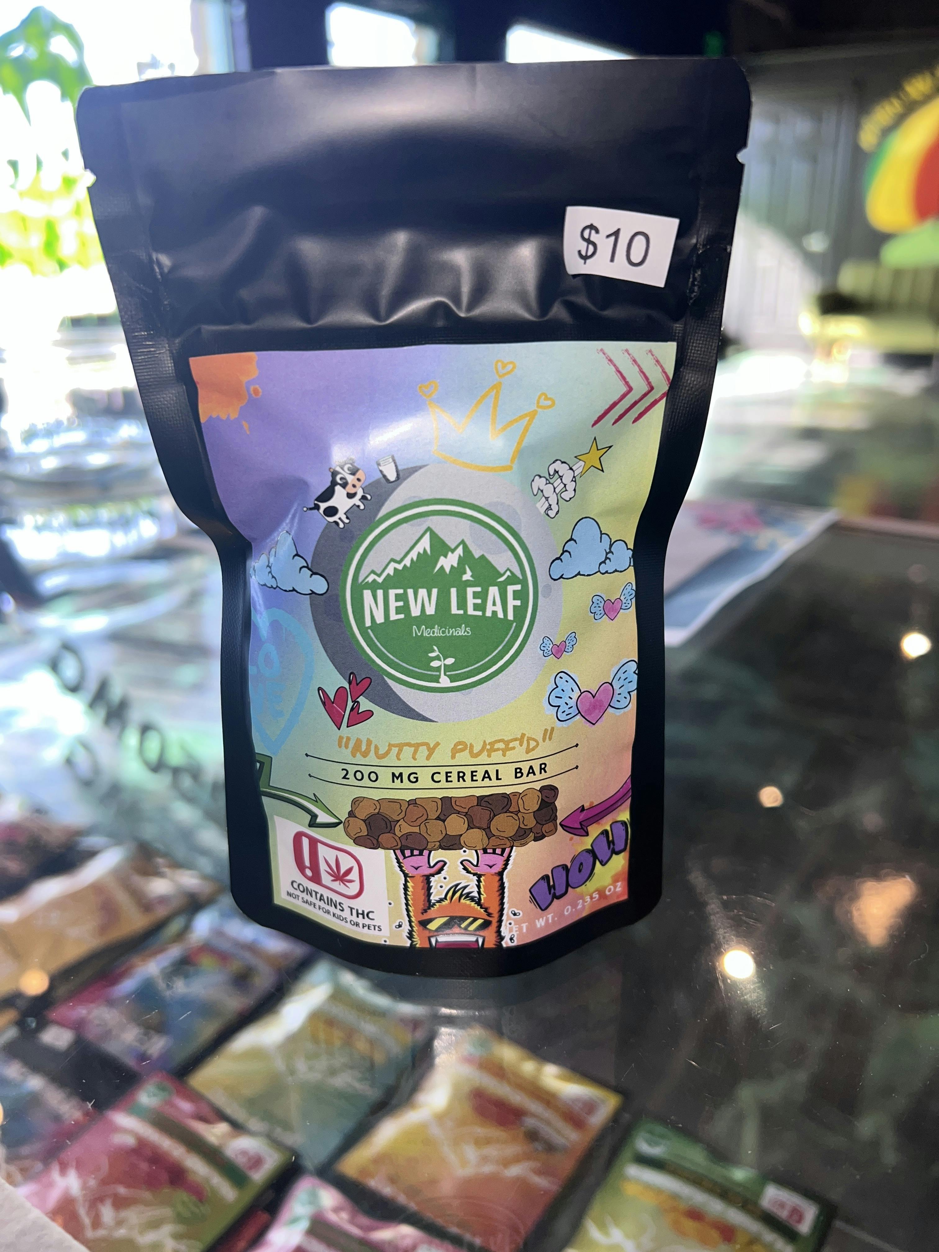 200mg Nutty Puff'd Cereal Bars