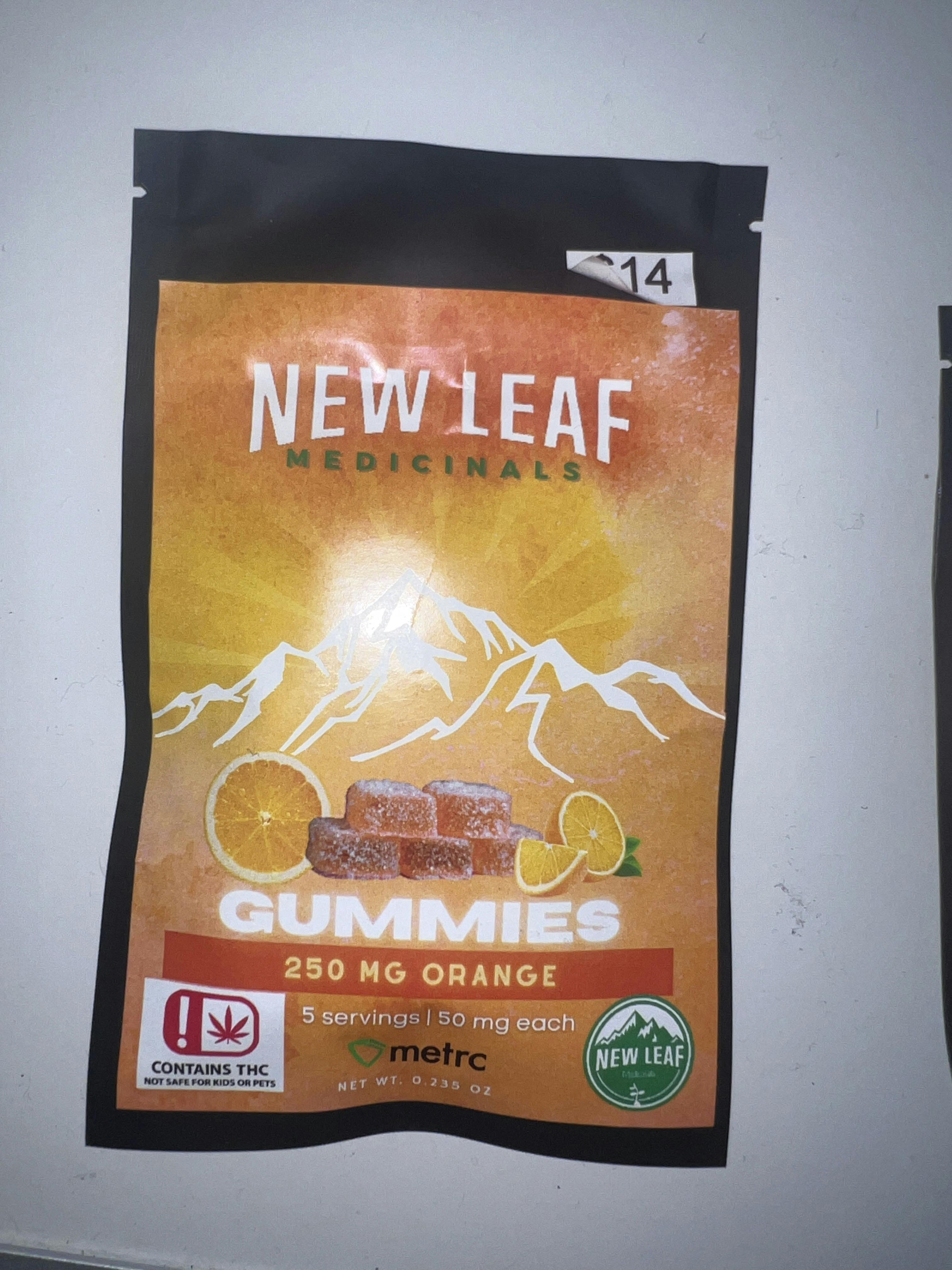 250mg Orange Gummies