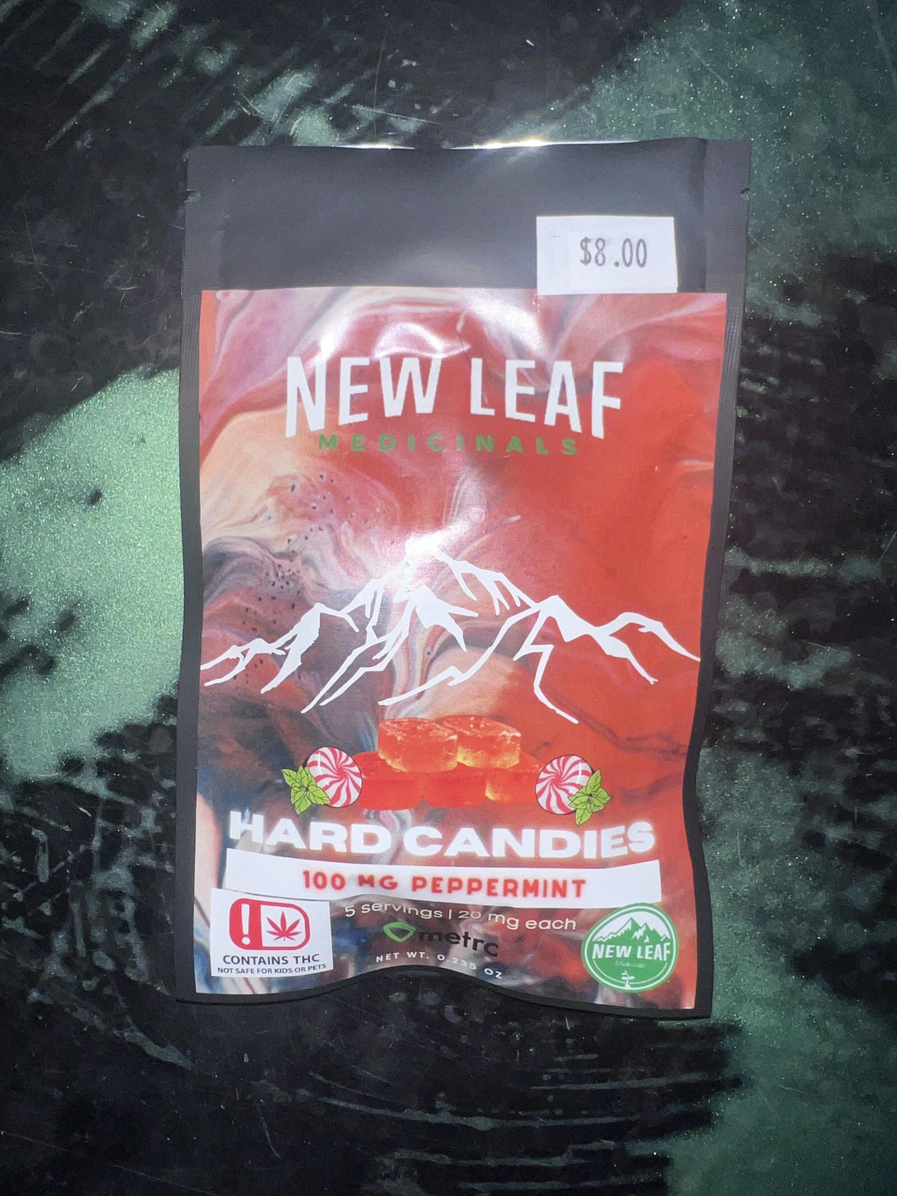 100mg Peppermint Hard Candy