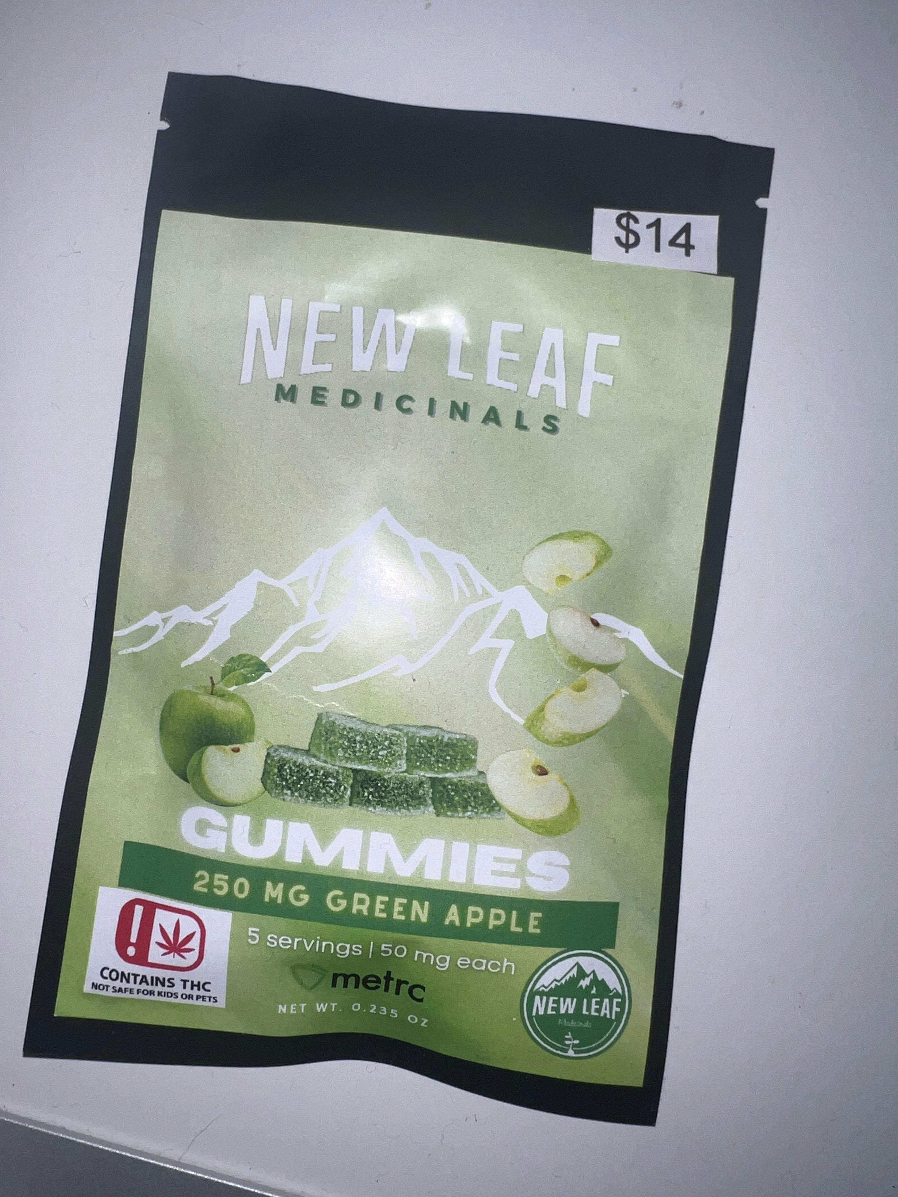 250mg Green Apple Gummies