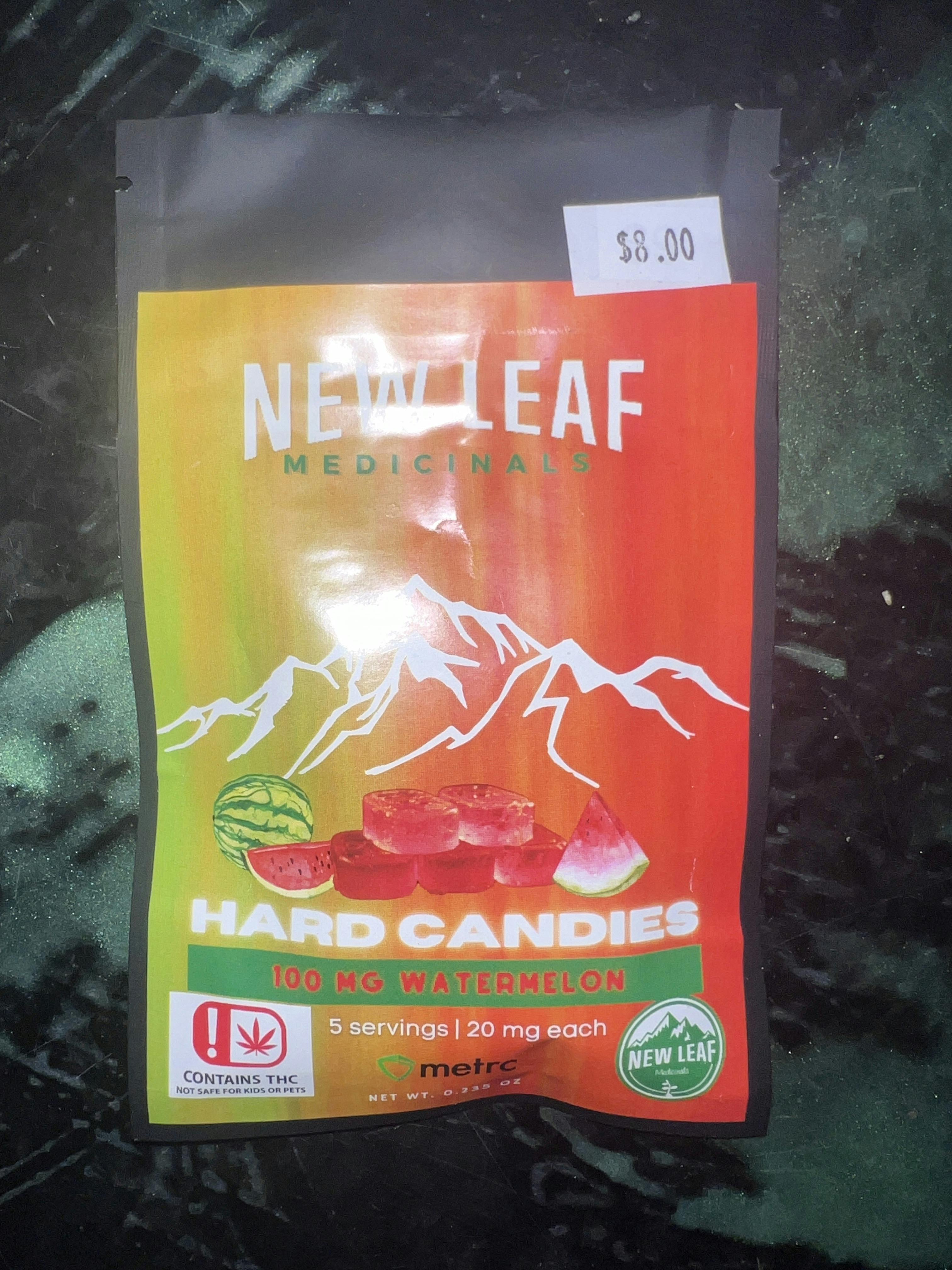 250mg Watermelon Hard Candy