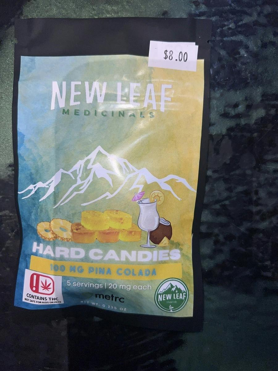 100mg Pina Colada Hard Candy