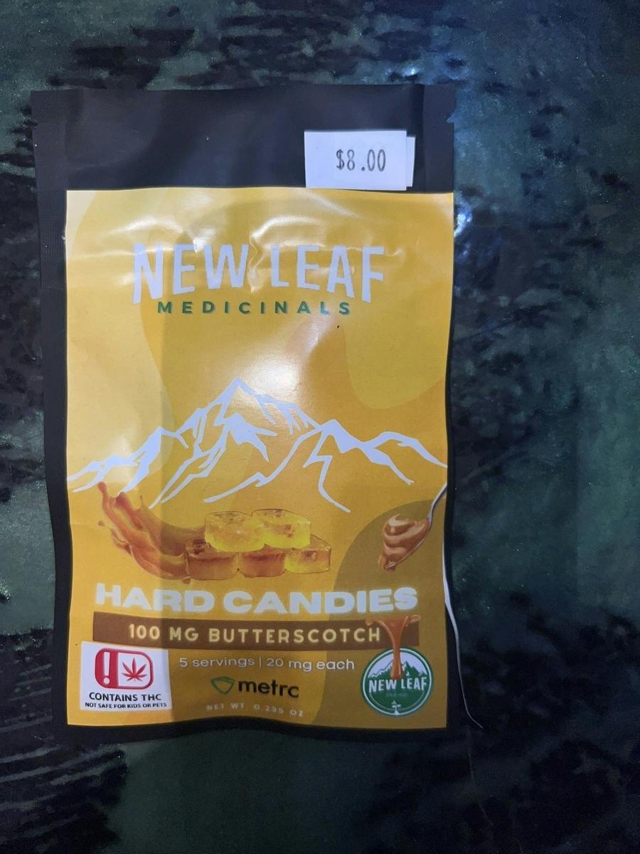 100mg Banana Split Hard Candy