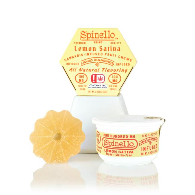 Smokiez Edibles - Spinello - Lemon Sativa 1000mg THC Liquid Diamonds - 12 g