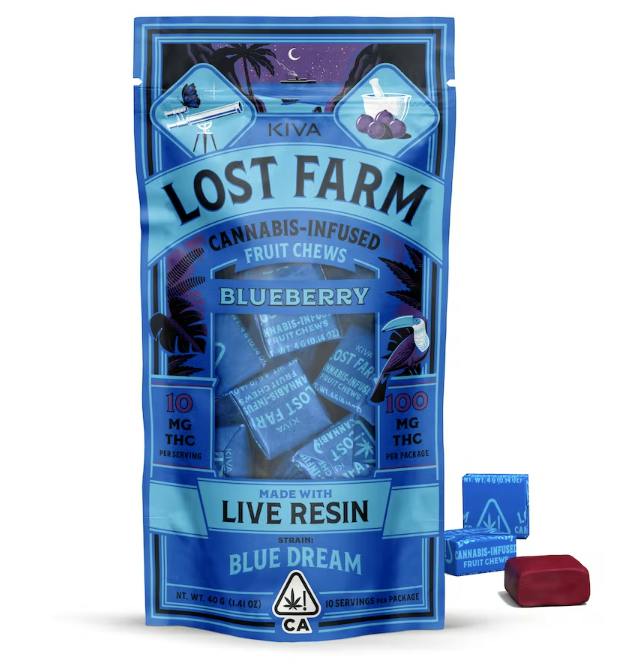 BLUEBERRY BLUE DREAM FRUIT CHEWS 100MG
