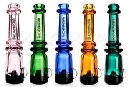 Black-Tip Coloured Glass Handpipe