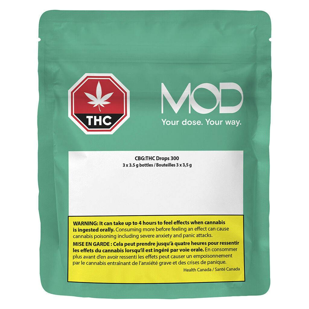 MOD - CBG:THC Drops 300 - 9ml
