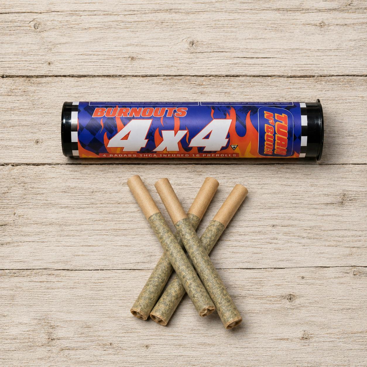 4 x 1g | Strawberry Chocolate (TB) | Infused Pre-Roll Pack