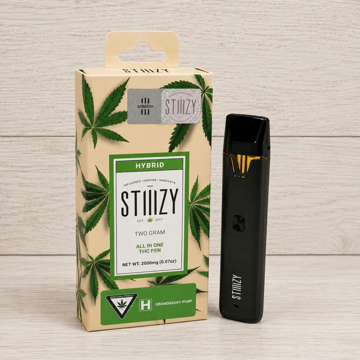 2g | Grand Daddy Purp | Disposable Vape cannabis product