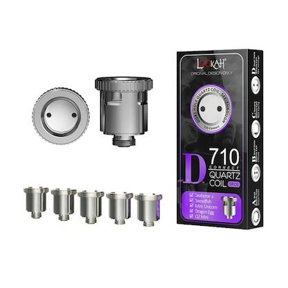 Lookah 710 Dual Hole Quartz Coil Type D at Natural Wellness