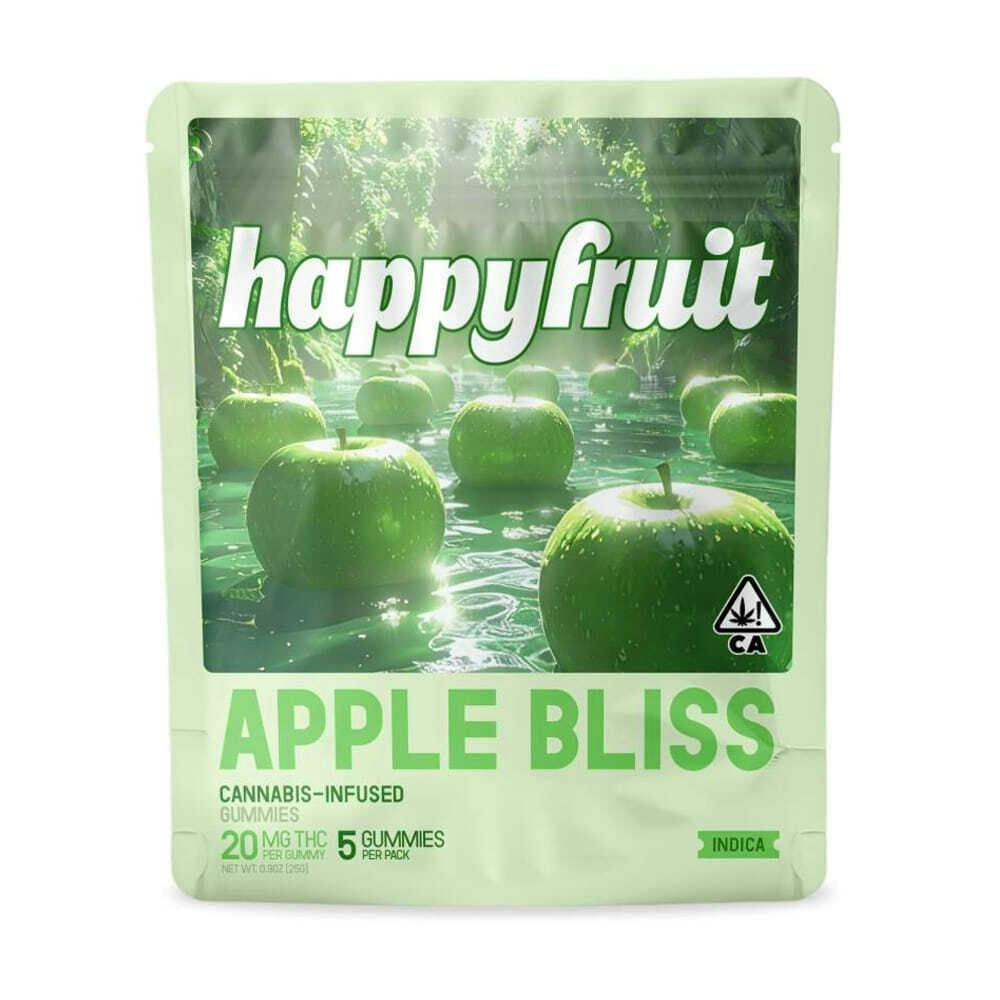 Happy Fruit - Apple Bliss (I) Distillate Gummies - 5pk - Apple Bliss 5pk (I)