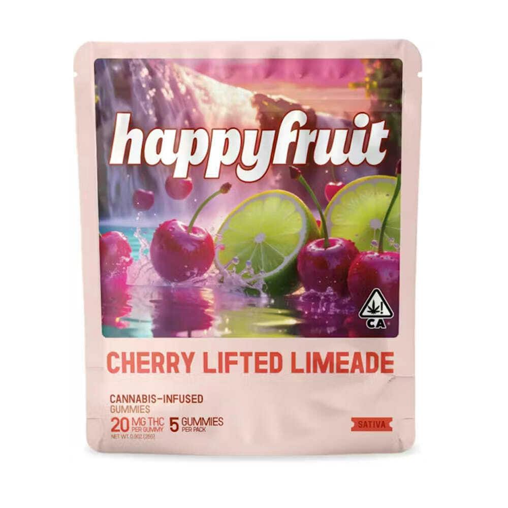 Happy Fruit - Cherry Lifted Limeade (S) Distillate Gummies - 5pk *SALE* - Cherry Lifted Limeade 5...