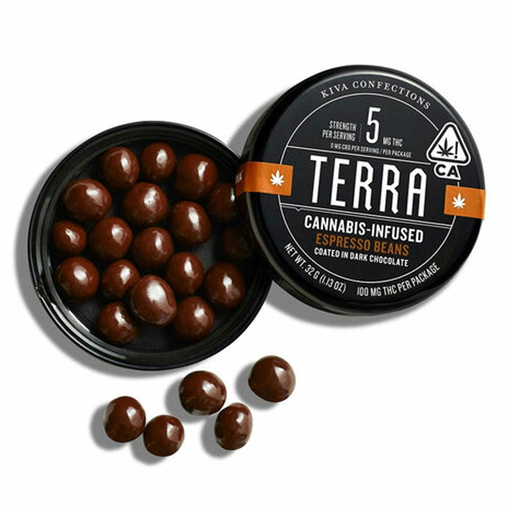 Dark Chocolate Espresso Beans - Terra Bites - Dark Chocolate Espresso Terra Bites
