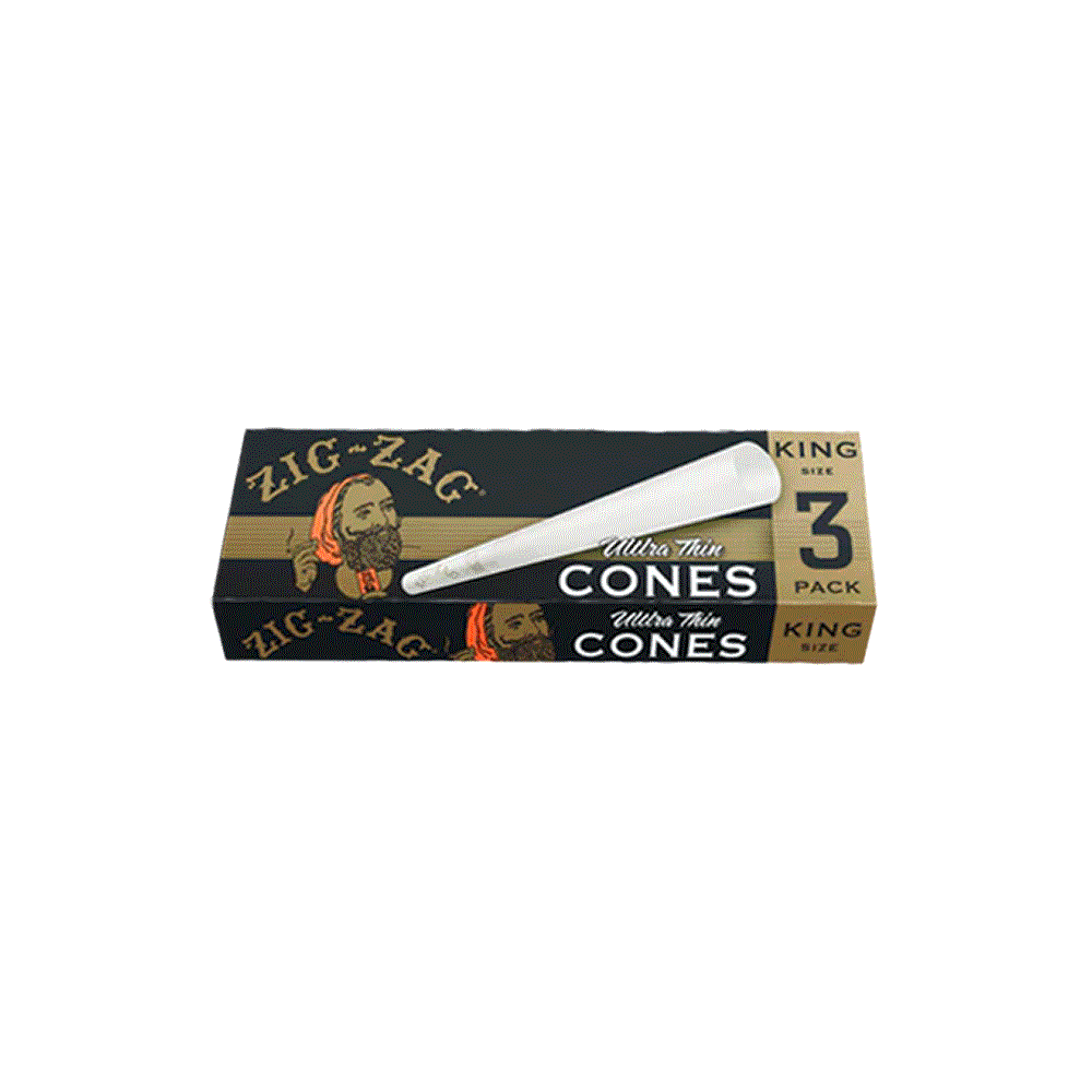 ZigZag - 3pk - King Size Ultra Thin Cones - ZIG-ZAGS