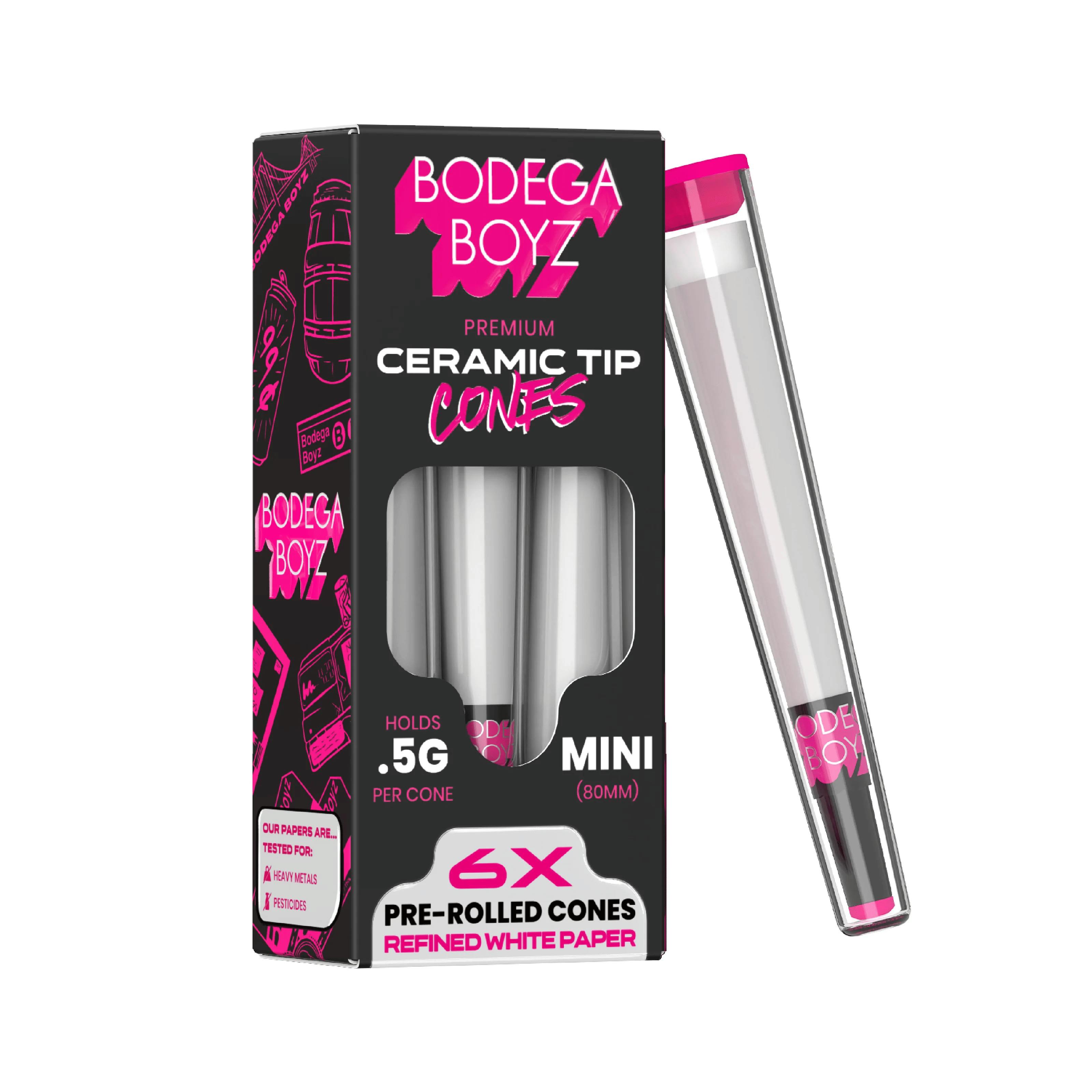 Bodega Boyz - .5g 6pk Refined Cones (White Paper) - .5g 6pk Refined Cones (White Paper)