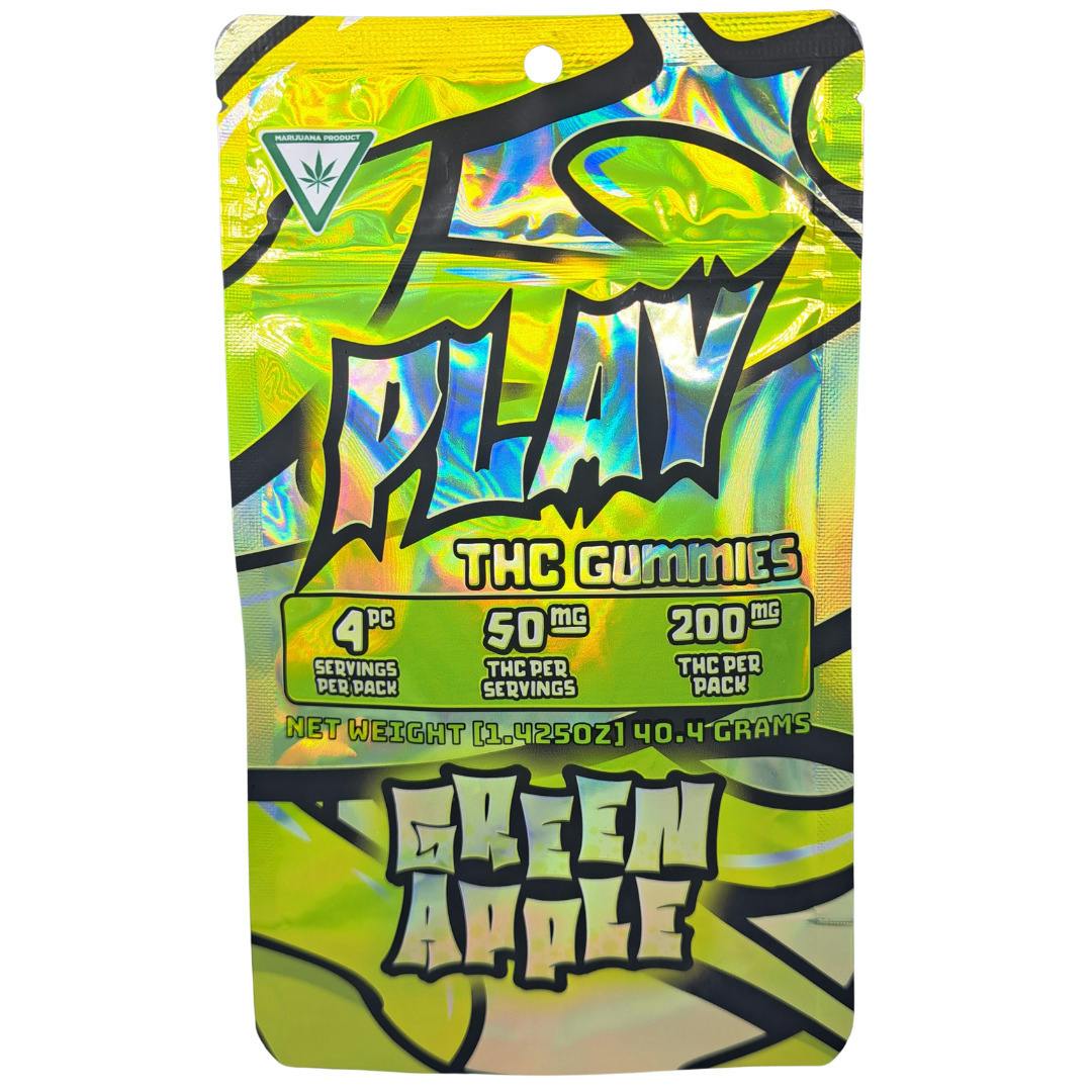 AU | PLAY | 4x50 Green Apple Gummies