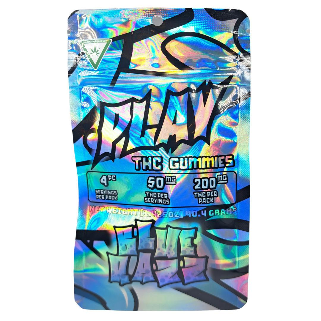 AU | PLAY | 4x50 Blue Raspberry Gummies