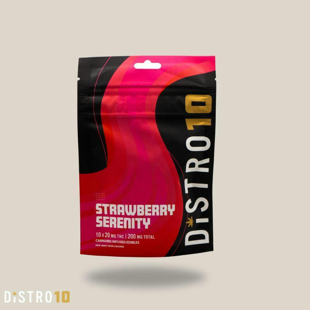 AU | Distro 10 | Strawberry Serenity 200mg Gummies