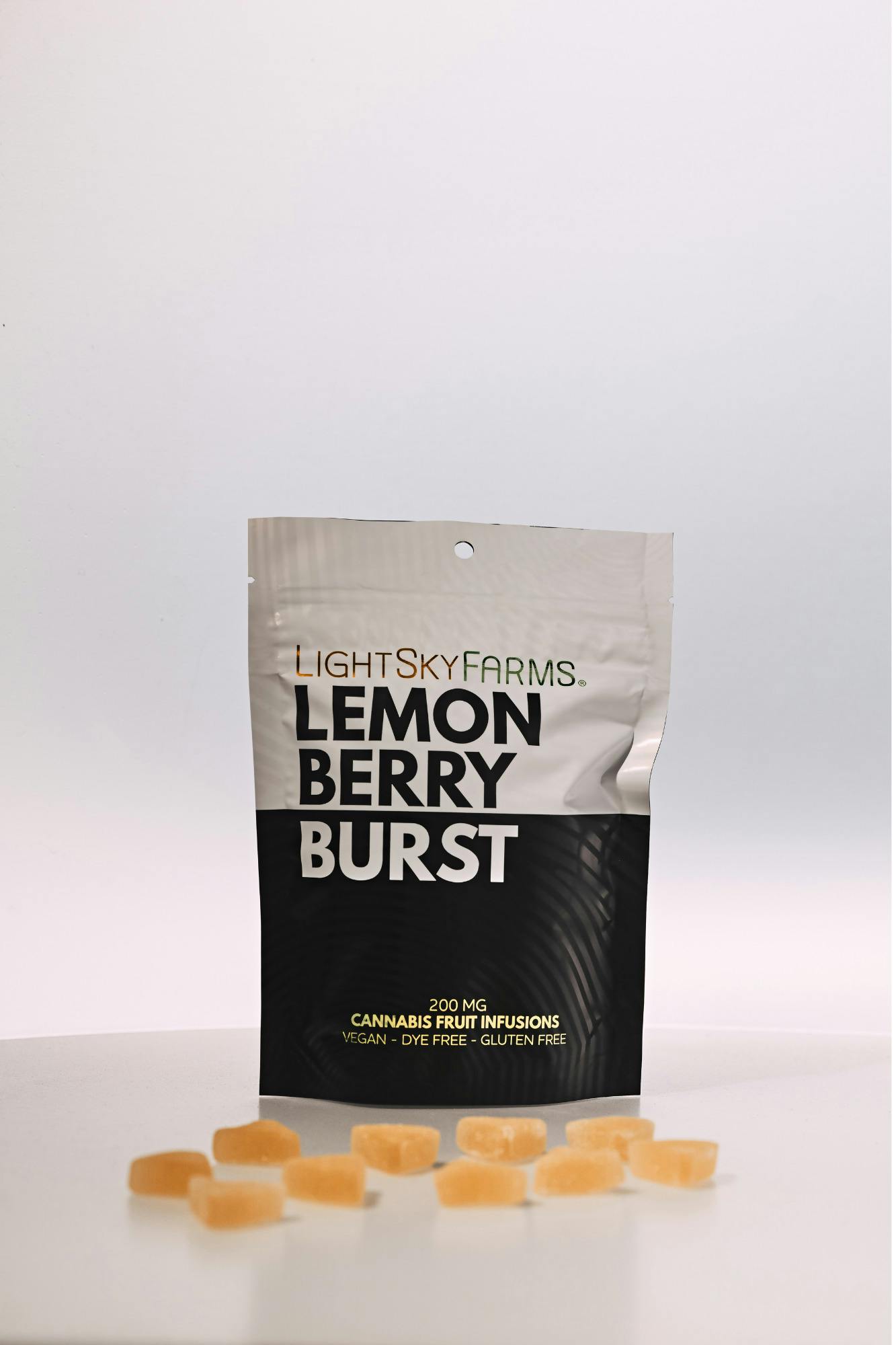 AU | LightSky Farms | Lemon Berry Burst 200mg Live Rosin Gummy
