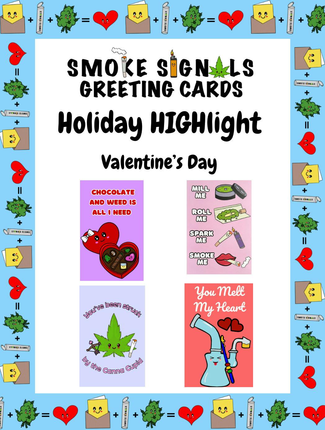 SM0KE SIGNALS ASSORTED GREETING CARDS