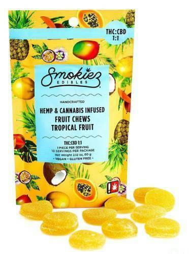 SWEET TROPICAL 1:1 CBD GUMMIES 10PK