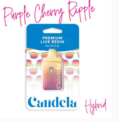 PURPLE CHERRY RIPPLE LIVE RESIN DISPOSABLE