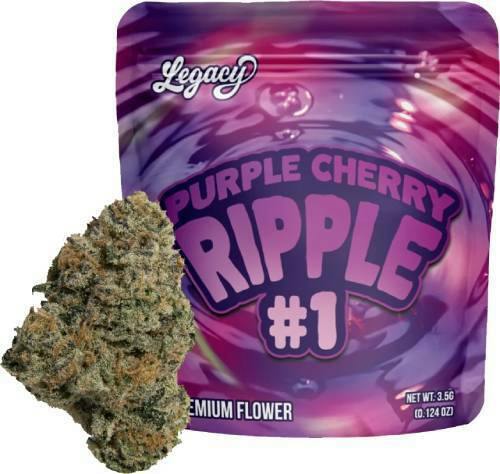 PURPLE CHERRY RIPPLE #1 FLOWER