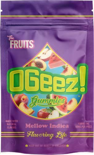 THE FRUITS MELLOW INDICA GUMMIES 10PK